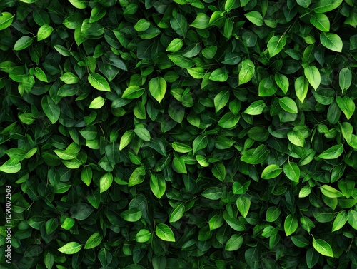 Wallpaper Mural A lush green wall covered in vibrant leaves creating an inviting atmosphere in an indoor space Torontodigital.ca