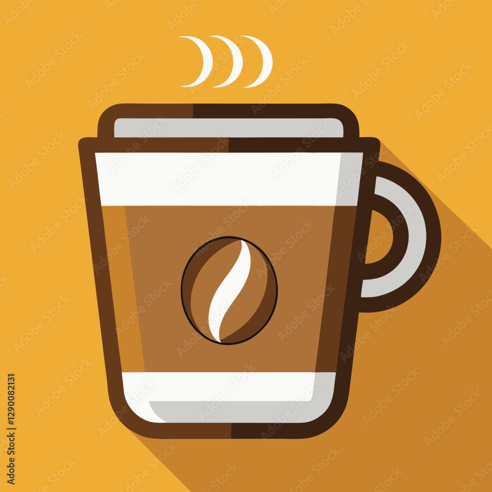 coffee cup icon vector