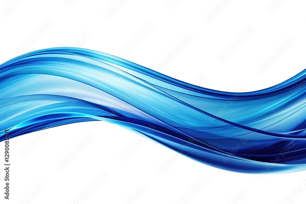 Abstract Blue Waves Background Abstract Blue Waves Background