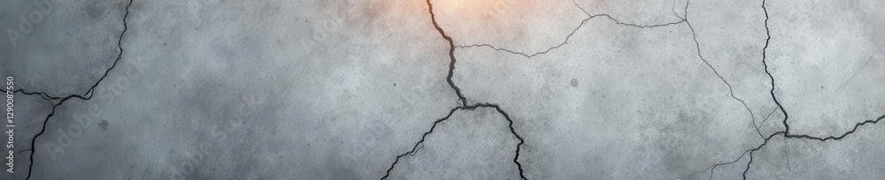 Obraz premium Rough, grey cement surface with subtle cracks , grey, wall texture, concrete texture