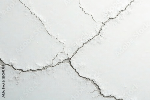 Subtle crazing and hairline fractures in a white ceramic piece , cracked glaze, subtle cracks, subtle texture