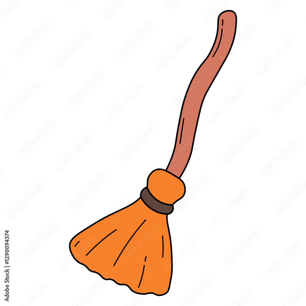 Cute Halloween Element with Flat Design. Vector Illustration. Cute Halloween Element with Flat Design. Vector Illustration.