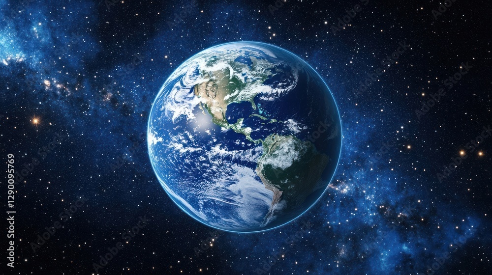A digital art representation of the Earth in space planet earth universe. A digital art representation of the Earth in space planet earth universe.