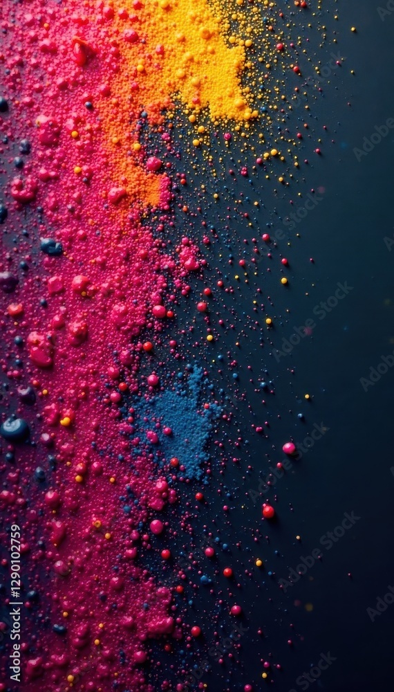 Abstract spray paint texture, vibrant hues on dark backdrop, graphic, splatters, creative Abstract spray paint texture, vibrant hues on dark backdrop, graphic, splatters, creative
