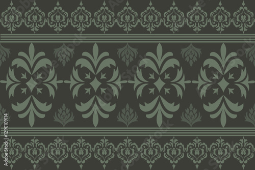 Luxury Damask Pattern – Elegant Ornate Design for High-End Interiors and Fashion Indulge in timeless sophistication with this exquisite damask pattern, meticulously crafted