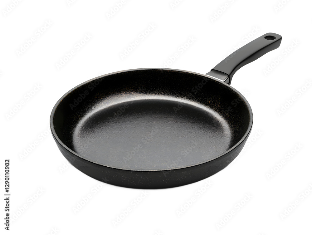 Black Non Stick Frying Pan Isolated on transparent background Black Non Stick Frying Pan Isolated on transparent background
