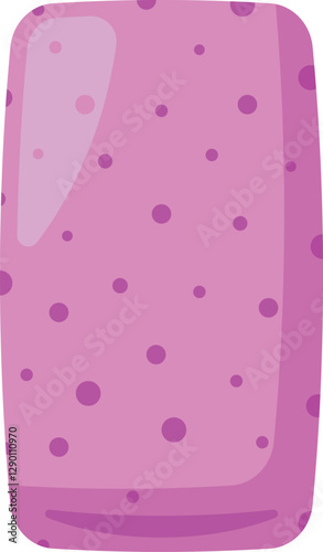Cartoon chewing candy vector illustration