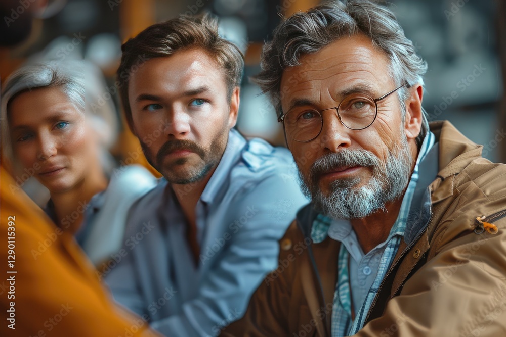 Insurance agents discussing cyber insurance policies with a tech company