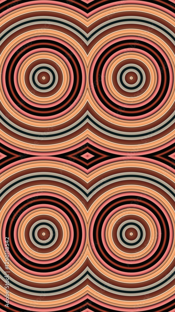 circle motif, circle pattern, symmetrical, circle lines, wall wallpaper, HD