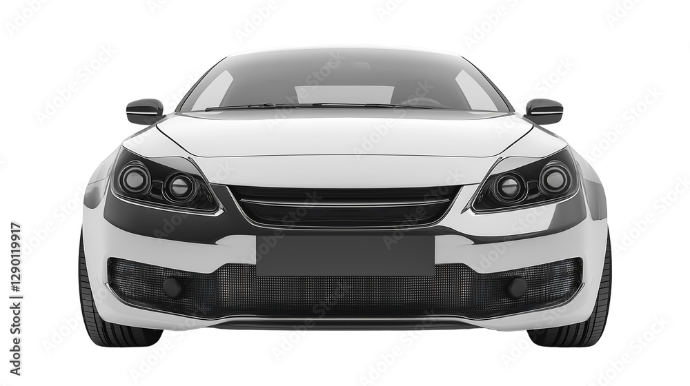 car isolated on transparent white background, clipping path car isolated on transparent white background, clipping path