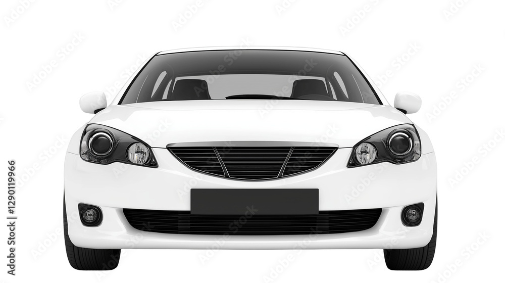 car isolated on transparent white background, clipping path car isolated on transparent white background, clipping path
