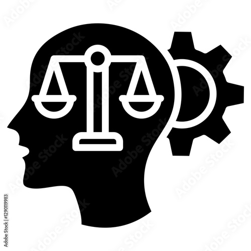 Rational Thinking glyph icon