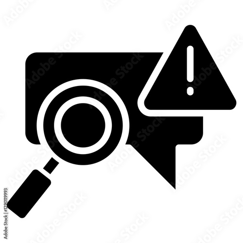 Identifying Errors glyph icon
