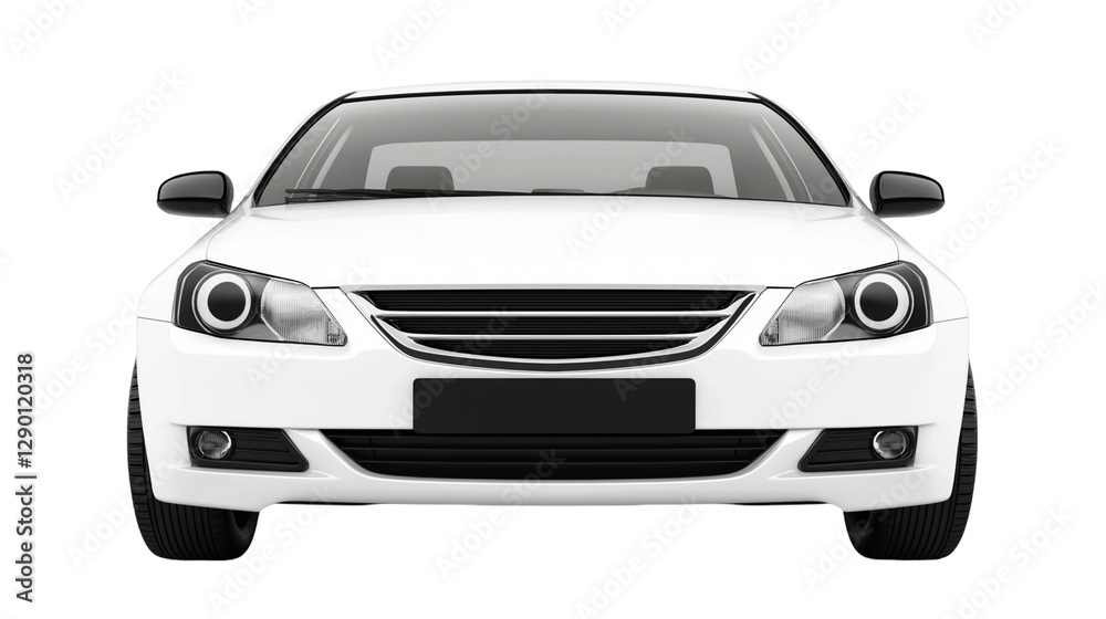 car isolated on transparent white background, clipping path car isolated on transparent white background, clipping path