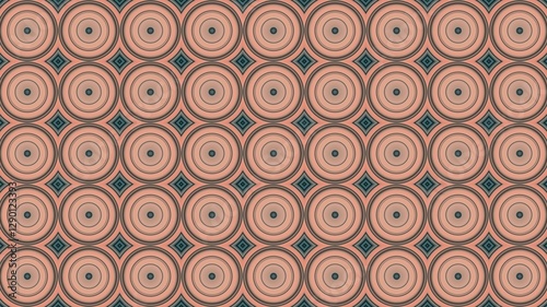 circle motif, circle pattern, symmetrical, circle lines, wall wallpaper, HD