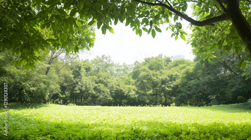 Verdant Oasis: A serene, su...