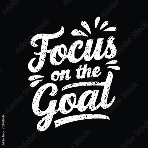 Silhouette Motivational Typography T-Shirt Design for Inspirational Wear