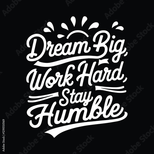 Silhouette Motivational Typography T-Shirt Design for Inspirational Wear