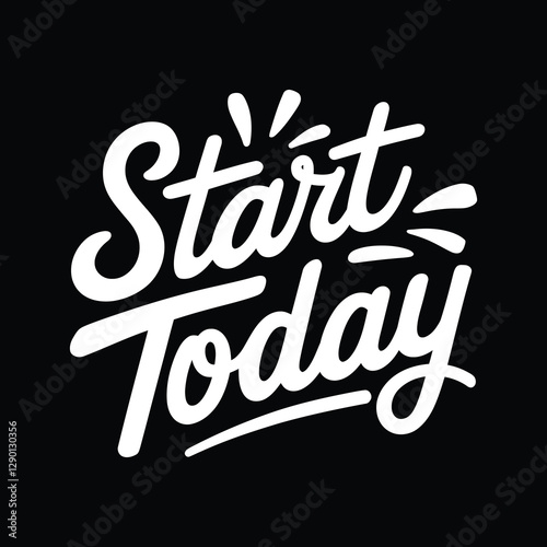 Silhouette Motivational Typography T-Shirt Design for Inspirational Wear