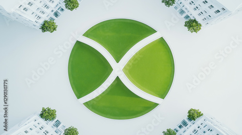 Eco-Friendly City Concept: ...