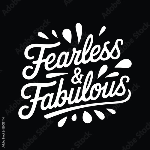 Silhouette Motivational Typography T-Shirt Design for Inspirational Wear