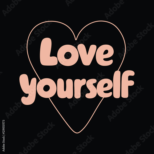 Silhouette Motivational Typography T-Shirt Design for Inspirational Wear