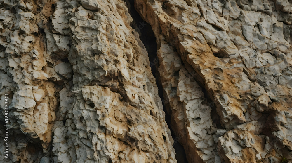 Rough Limestone Surface: A close-up of a limestone rock, its rough and porous surface revealing centuries of natural formation. Subtle textures and earthy tones highlight its character. Rough Limestone Surface: A close-up of a limestone rock, its rough and porous surface revealing centuries of natural formation. Subtle textures and earthy tones highlight its character.