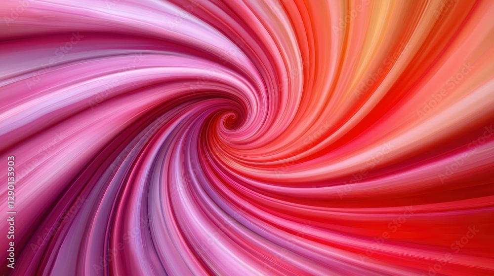 Obraz premium Abstract swirl of vibrant pinks reds and oranges creating a dynamic and captivating visual vortex for creative projects