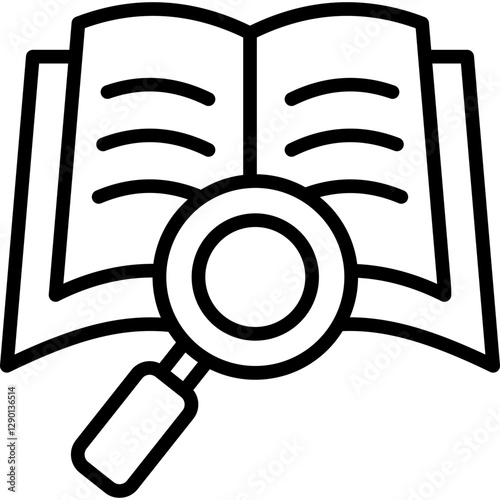 Observation line icon