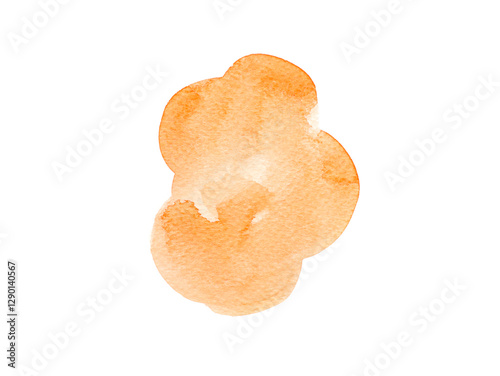 orange ink on white.