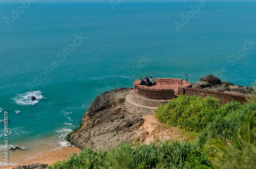 Viewing point of Bekal fort, Kerala, India