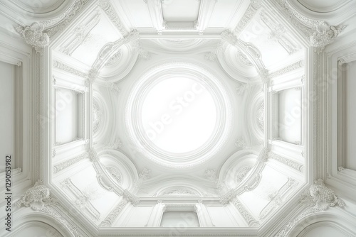Opulent White Ceiling Design