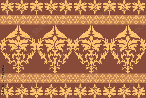 Luxury Damask Pattern – Elegant Ornate Design for High-End Interiors and Fashion Indulge in timeless sophistication with this exquisite damask pattern, meticulously crafted