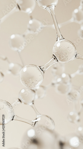 water drops on a glass