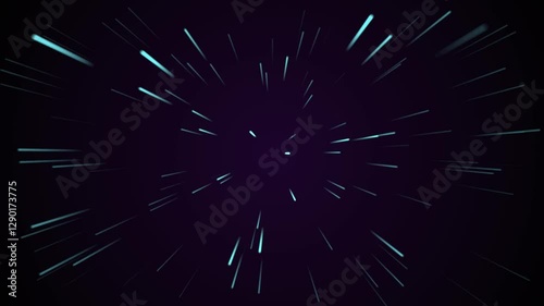 Animation of zooming moving line background