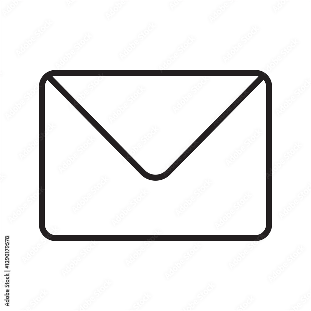 Email envelope icon vector illustration Email envelope icon vector illustration