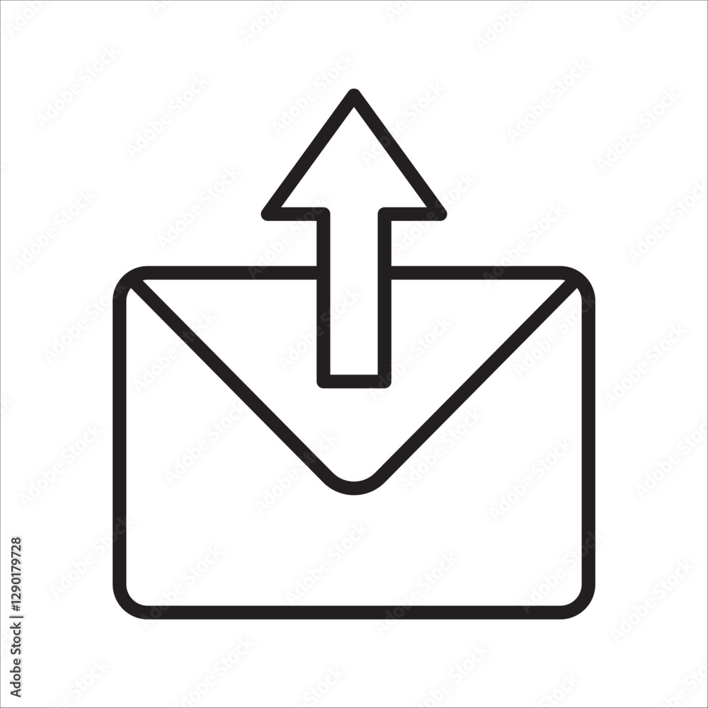 Email envelope icon vector illustration Email envelope icon vector illustration