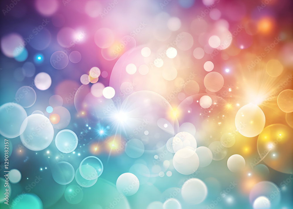 Abstract Colorful Bokeh Background. Glowing Lights and Soft Focus Abstract Colorful Bokeh Background. Glowing Lights and Soft Focus