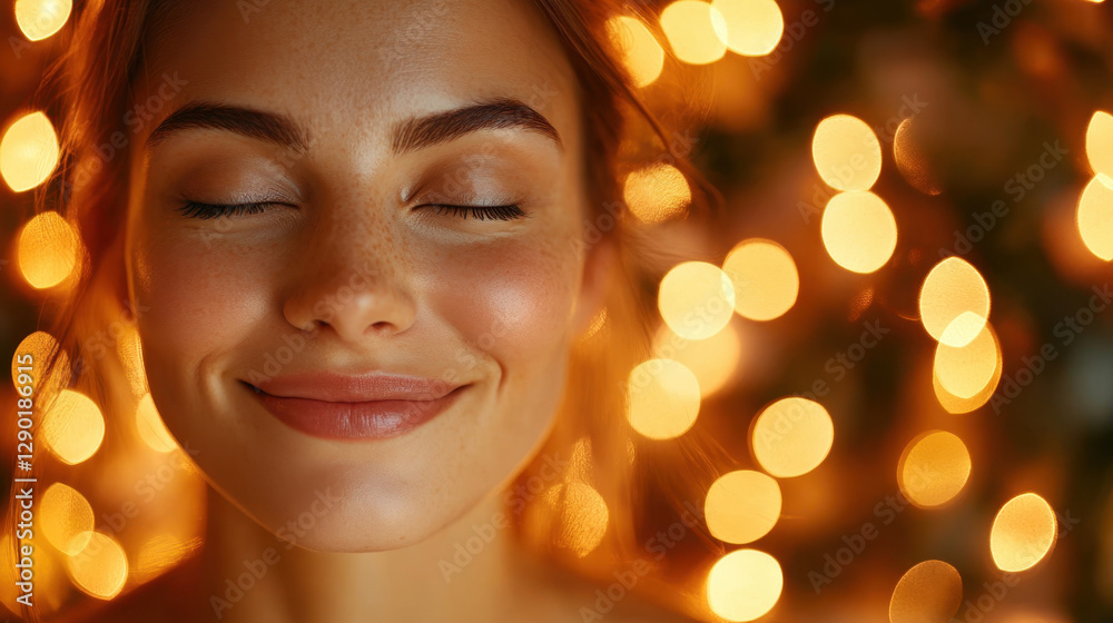 Relaxing facial massage session serene environment spa warm lighting close-up view wellness concept