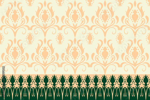 Luxury Damask Pattern – Elegant Ornate Design for High-End Interiors and Fashion Indulge in timeless sophistication with this exquisite damask pattern, meticulously crafted