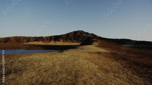 Wilderness,Pond,Sunset,Hills,Meadow,Blue Sky,Right Pan,HS