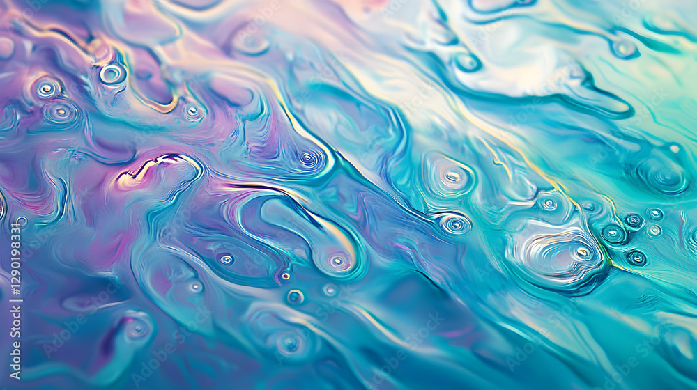 texture with shifting hues of blue, green, and purple resembling oil on water texture with shifting hues of blue, green, and purple resembling oil on water