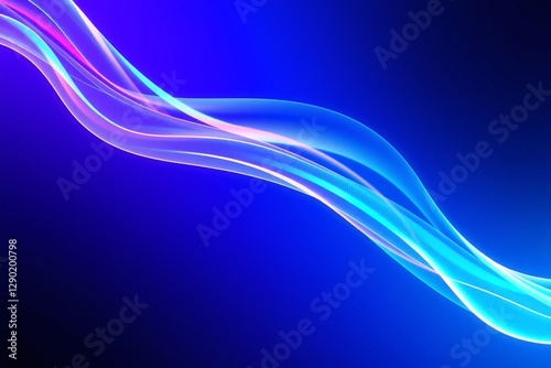 elegant light swirls on a vivid gradient background