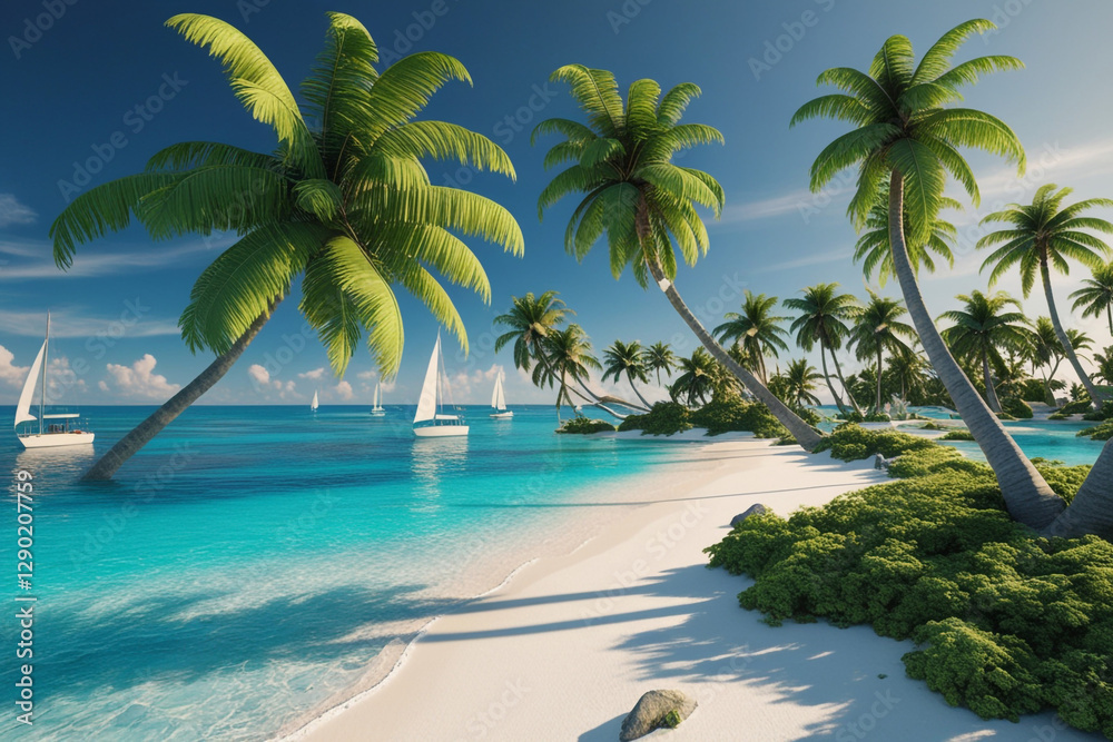 Obraz premium peaceful Island