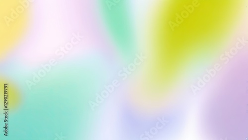 Abstract gradiant Background with Pastel Curves