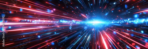 Abstract Light Speed Tunnel