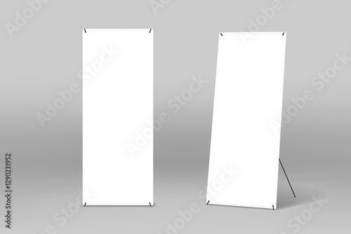 Rollup banner blank template mockup design