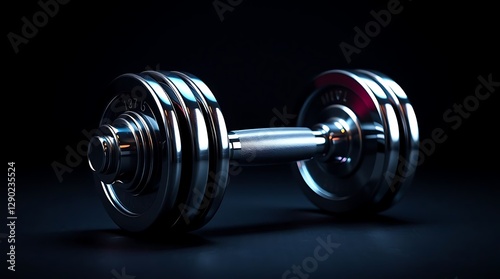 Wallpaper Mural dumbbell on black background Torontodigital.ca