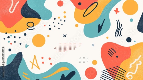 Abstract Shapes Background