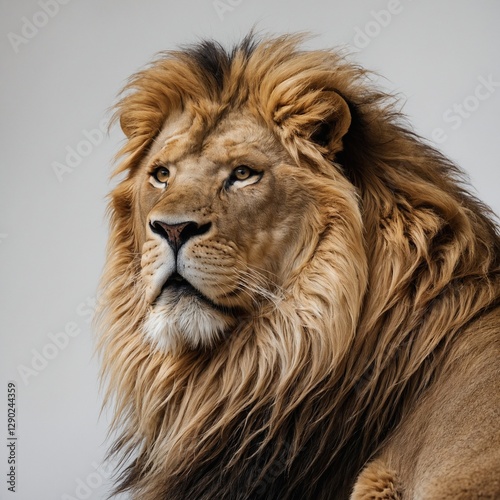 portrait of a lion